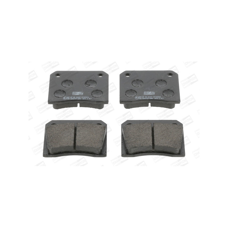 Jeu de quatre plaquettes de frein à disque CHAMPION