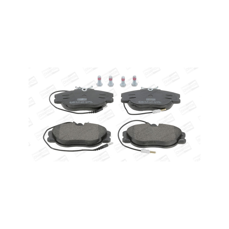 Jeu de quatre plaquettes de frein à disque CHAMPION