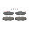 Jeu de quatre plaquettes de frein à disque CHAMPION