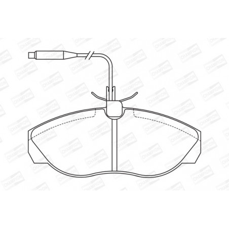 Jeu de quatre plaquettes de...