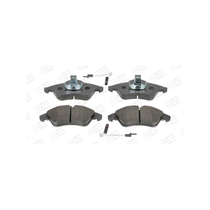 Jeu de quatre plaquettes de frein à disque CHAMPION