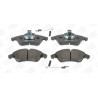 Jeu de quatre plaquettes de frein à disque CHAMPION