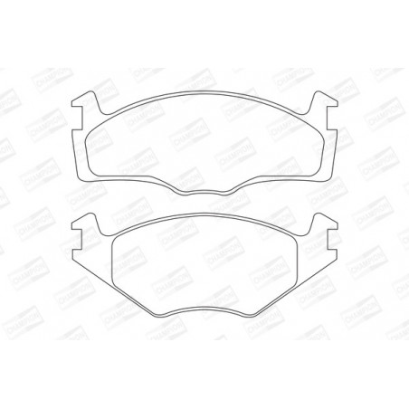 Jeu de quatre plaquettes de...