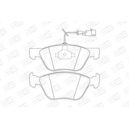 Jeu de quatre plaquettes de...