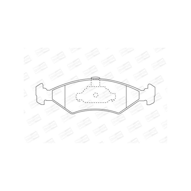 Jeu de quatre plaquettes de frein à disque CHAMPION