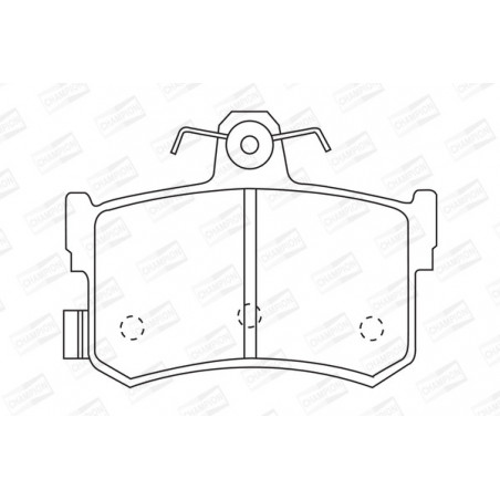 Jeu de quatre plaquettes de...