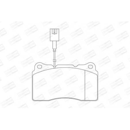 Jeu de quatre plaquettes de...