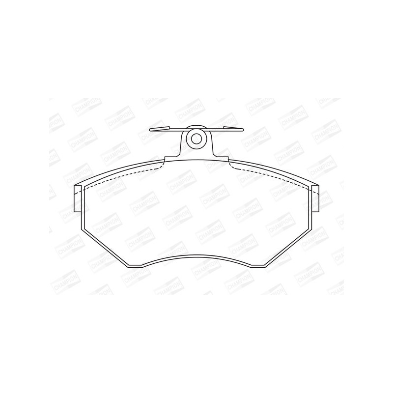 Jeu de quatre plaquettes de frein à disque CHAMPION