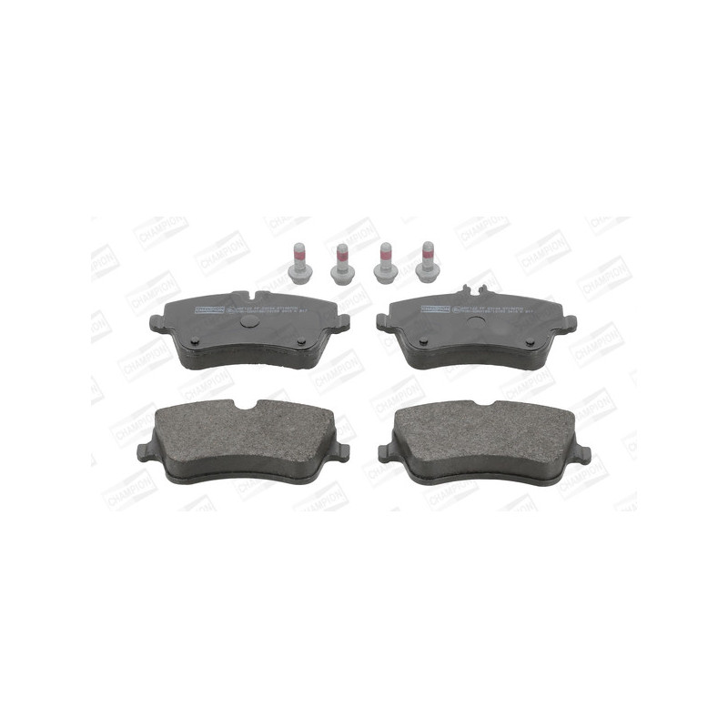 Jeu de quatre plaquettes de frein à disque CHAMPION