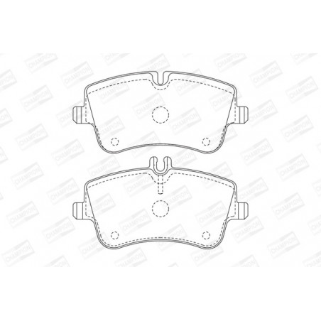 Jeu de quatre plaquettes de...