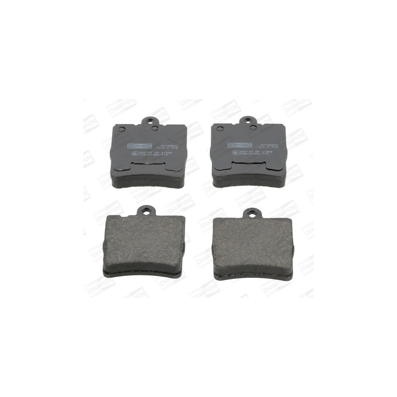 Jeu de quatre plaquettes de frein à disque CHAMPION