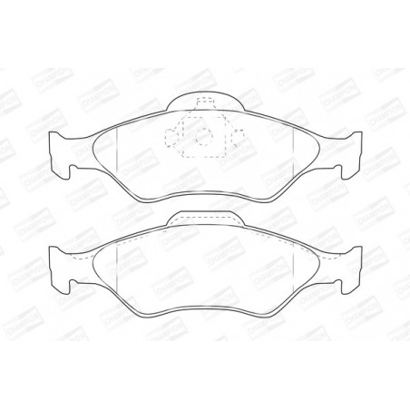 Jeu de quatre plaquettes de...