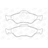 Jeu de quatre plaquettes de frein à disque CHAMPION