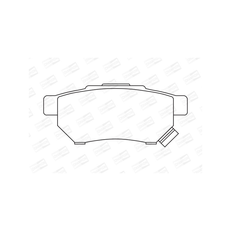 Jeu de quatre plaquettes de frein à disque CHAMPION