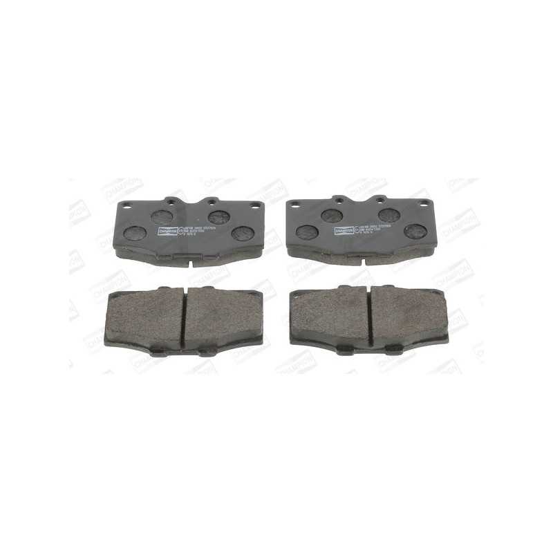 Jeu de quatre plaquettes de frein à disque CHAMPION