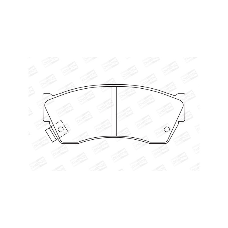 Jeu de quatre plaquettes de frein à disque CHAMPION