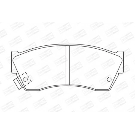 Jeu de quatre plaquettes de...