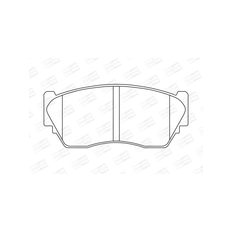 Jeu de quatre plaquettes de frein à disque CHAMPION