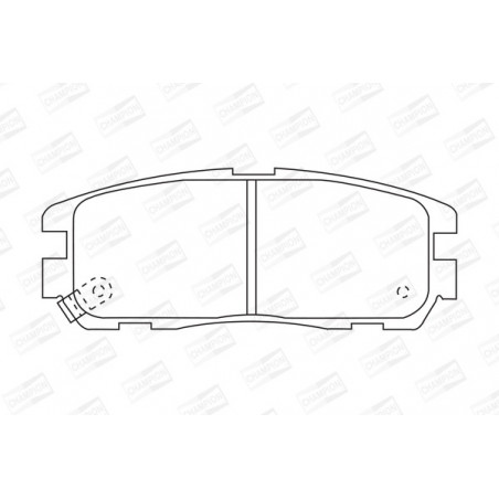 Jeu de quatre plaquettes de...