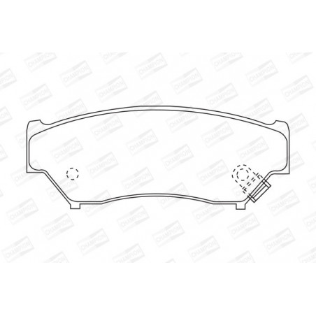 Jeu de quatre plaquettes de...