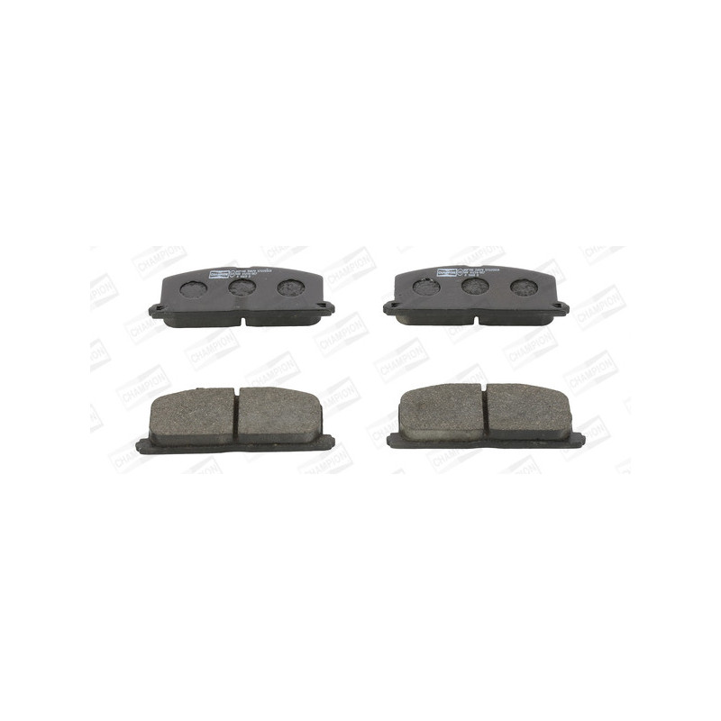Jeu de quatre plaquettes de frein à disque CHAMPION