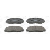 Jeu de quatre plaquettes de frein à disque CHAMPION
