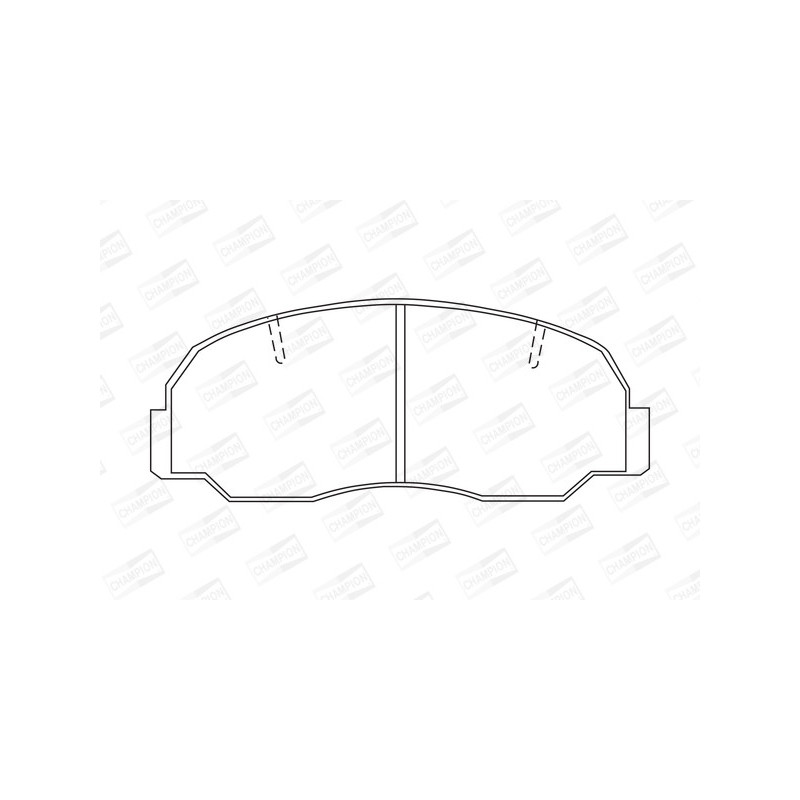 Jeu de quatre plaquettes de frein à disque CHAMPION