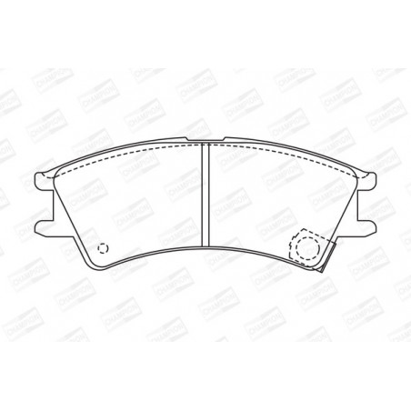 Jeu de quatre plaquettes de...