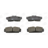 Jeu de quatre plaquettes de frein à disque CHAMPION