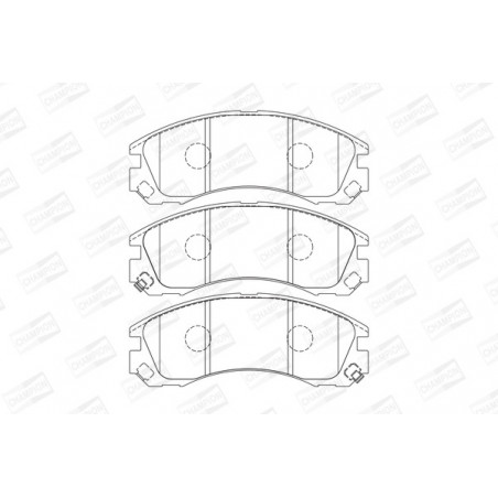 Jeu de quatre plaquettes de...