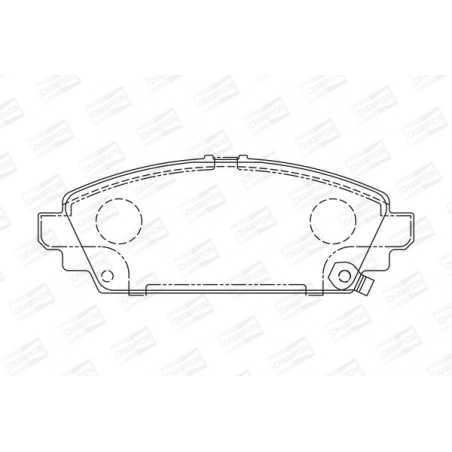 Jeu de quatre plaquettes de...