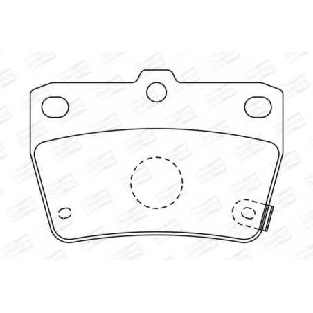 Jeu de quatre plaquettes de...