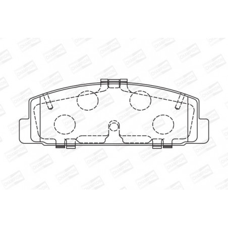 Jeu de quatre plaquettes de...