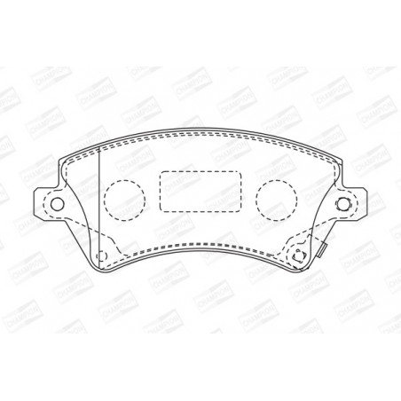 Jeu de quatre plaquettes de...