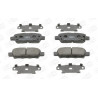Jeu de quatre plaquettes de frein à disque CHAMPION