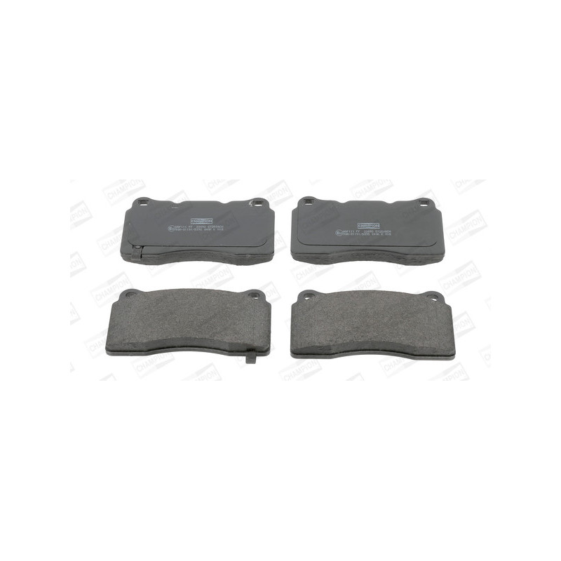 Jeu de quatre plaquettes de frein à disque CHAMPION