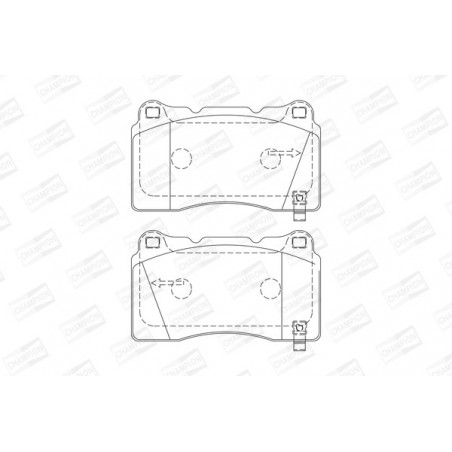 Jeu de quatre plaquettes de...