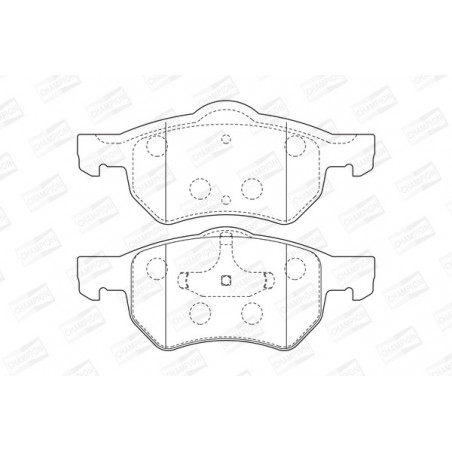 Jeu de quatre plaquettes de...