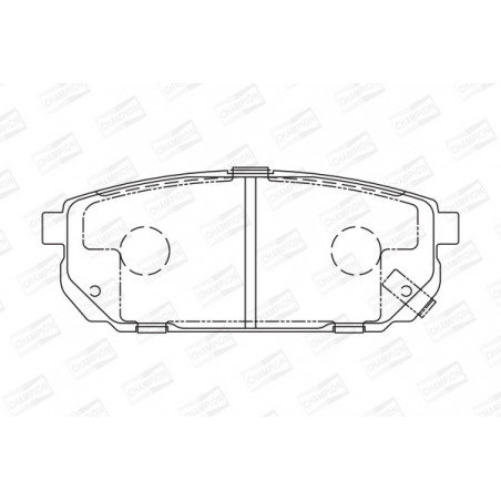 Jeu de quatre plaquettes de...