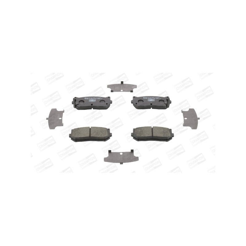 Jeu de quatre plaquettes de frein à disque CHAMPION