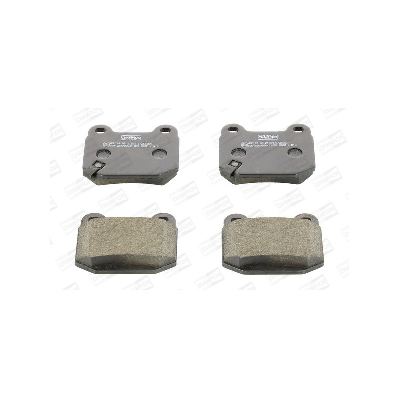 Jeu de quatre plaquettes de frein à disque CHAMPION