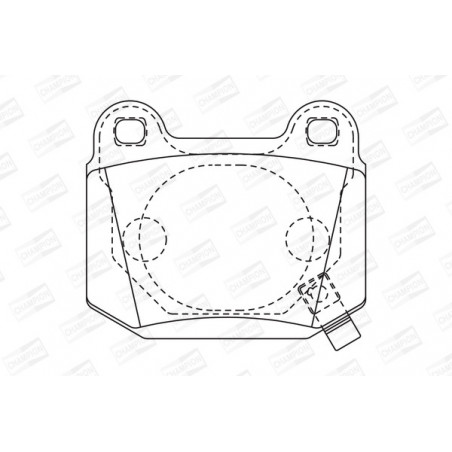 Jeu de quatre plaquettes de...