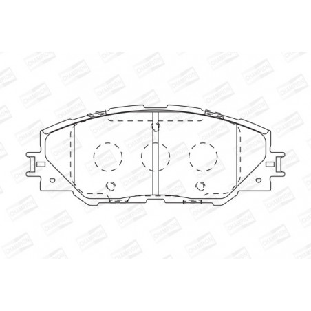 Jeu de quatre plaquettes de...