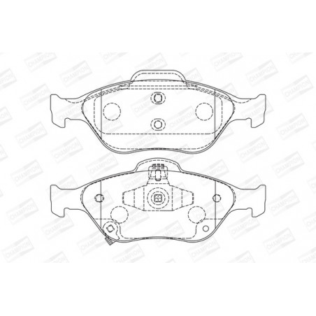 Jeu de quatre plaquettes de...