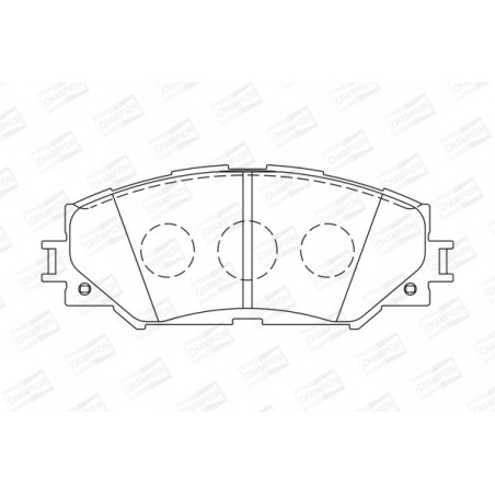 Jeu de quatre plaquettes de...
