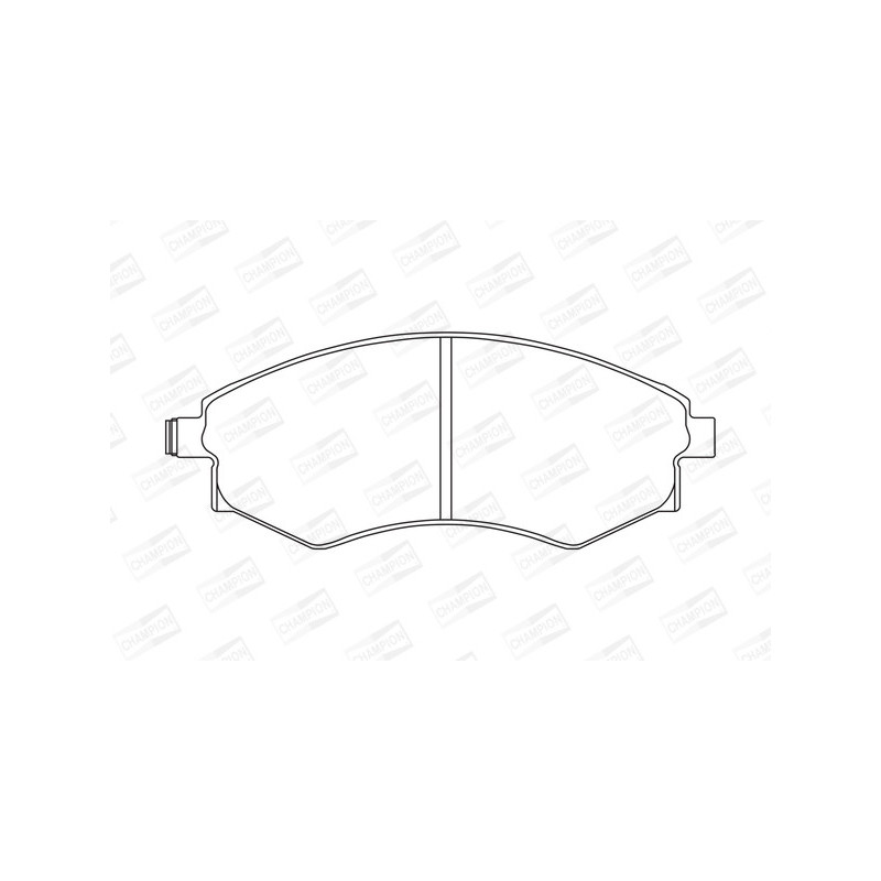 Jeu de quatre plaquettes de frein à disque CHAMPION