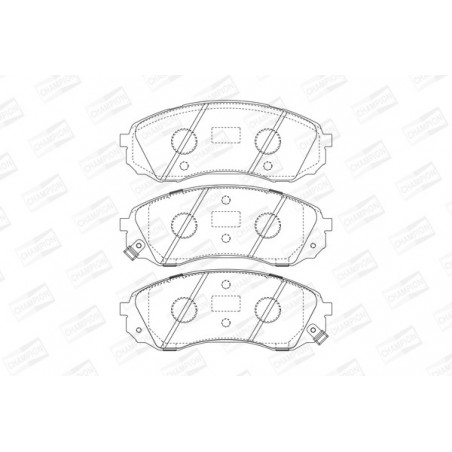 Jeu de quatre plaquettes de...