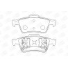 Jeu de quatre plaquettes de frein à disque CHAMPION
