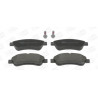 Jeu de quatre plaquettes de frein à disque CHAMPION