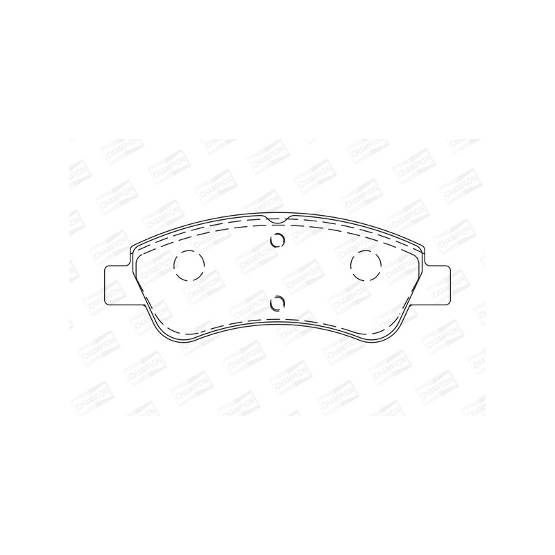 Jeu de quatre plaquettes de frein à disque CHAMPION